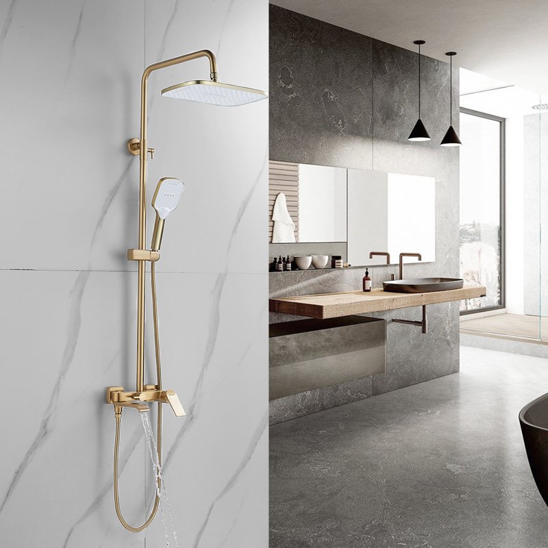 Душевая система Shevanik S8536H, черный