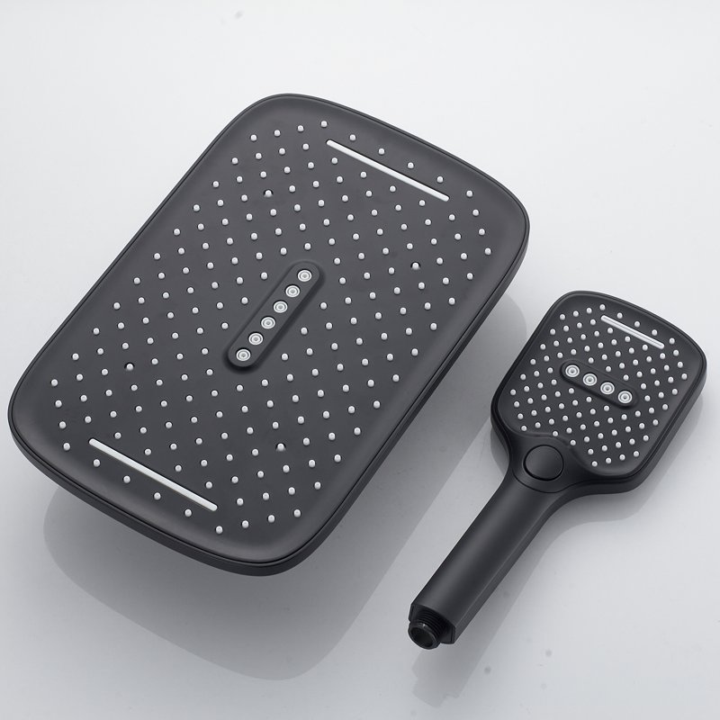 Душевая система встраиваемая Shevanik S4135H, черный