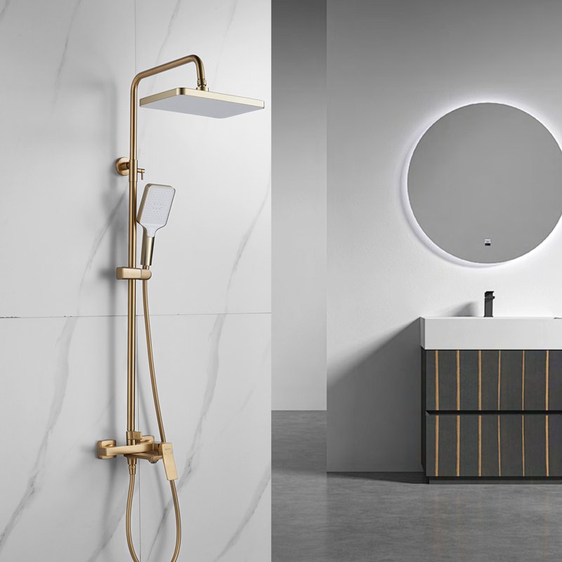 Душевая система Shevanik S9136H, черный