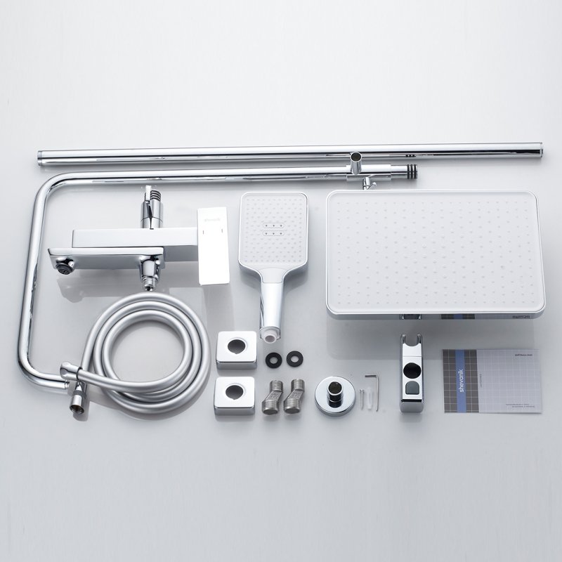 Душевая система Shevanik S9036H, черный