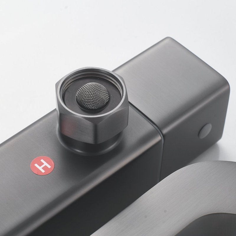 Душевая система Shevanik S8036H, черный