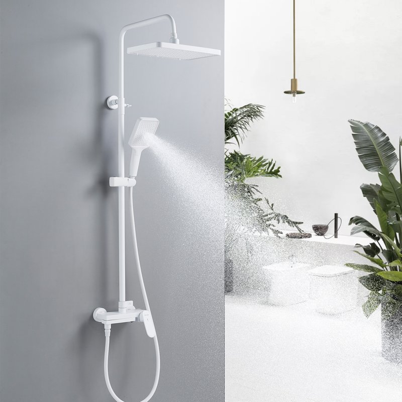 Душевая система Shevanik S8736H, черный