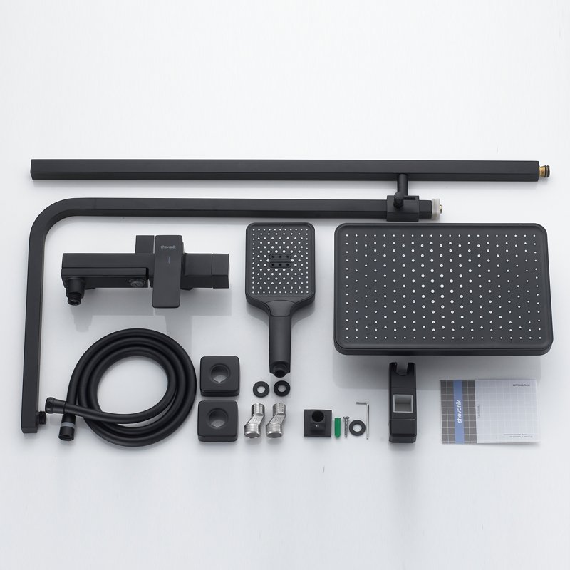 Душевая система Shevanik S9036, хром