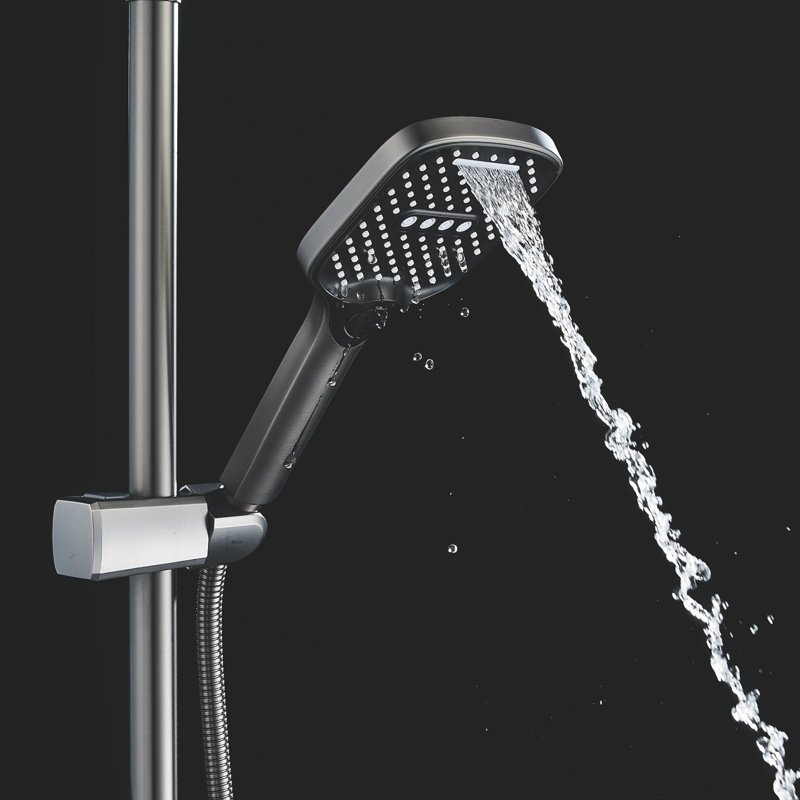 Душевая система Shevanik S6036F, белый/хром