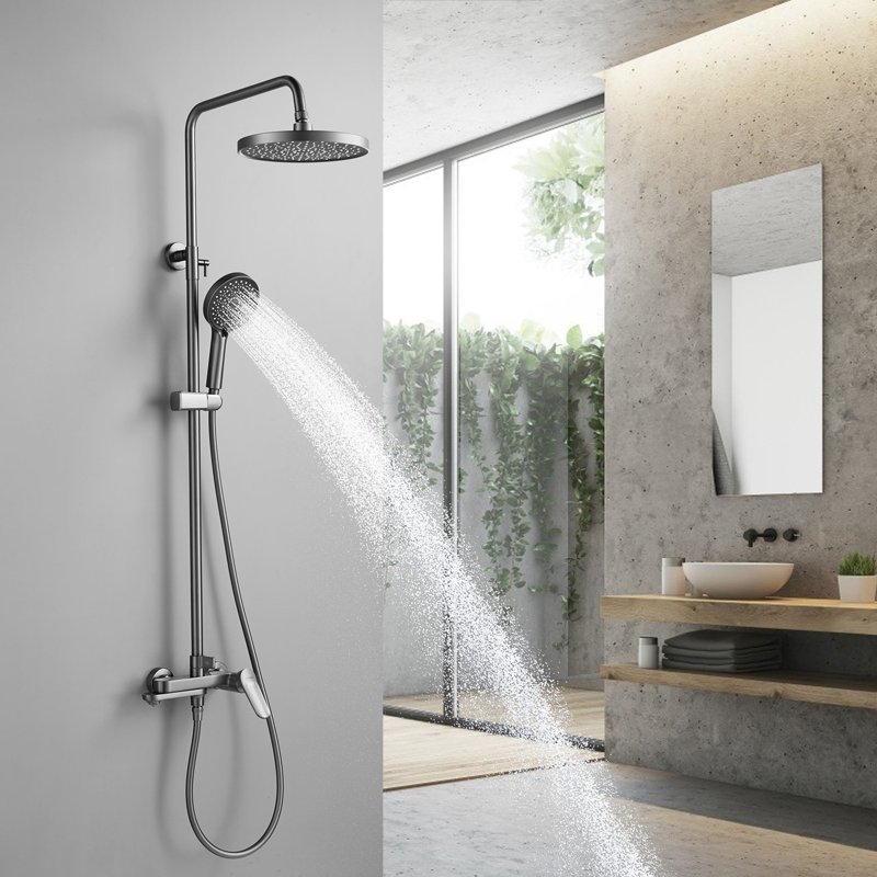 Душевая система Shevanik S8536, хром