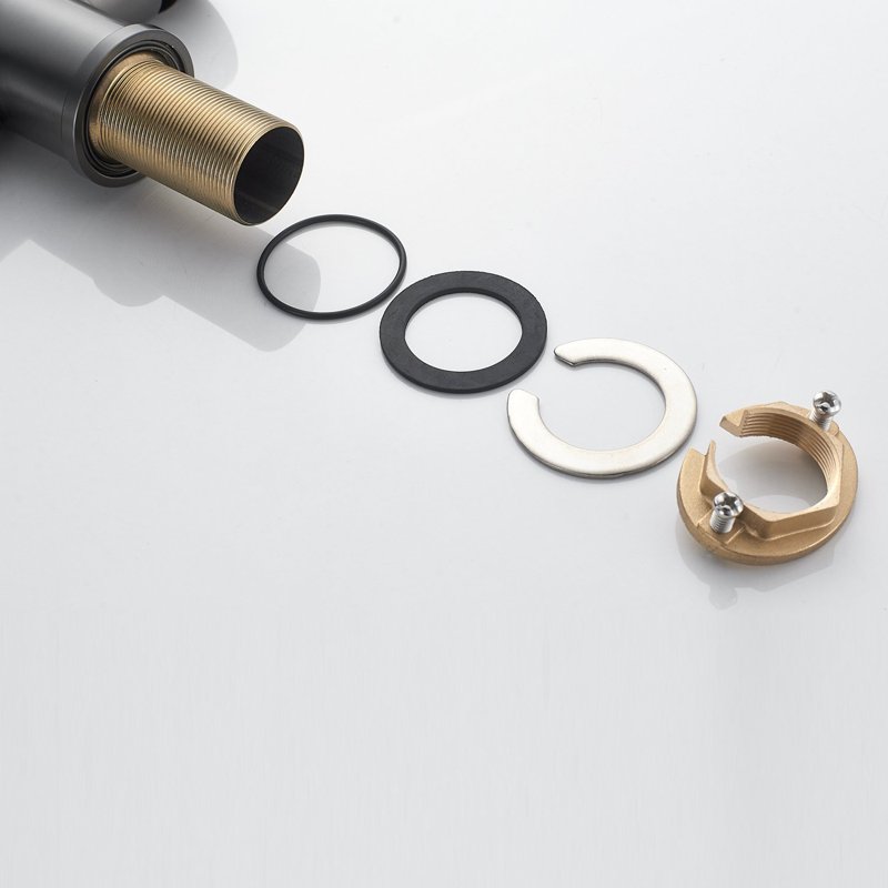 Смеситель для кухни с подключением фильтра Shevanik S468T, оружейная сталь