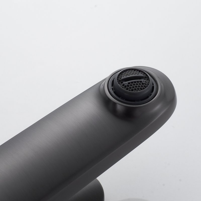 Смеситель для раковины Shevanik S4301T, оружейная сталь