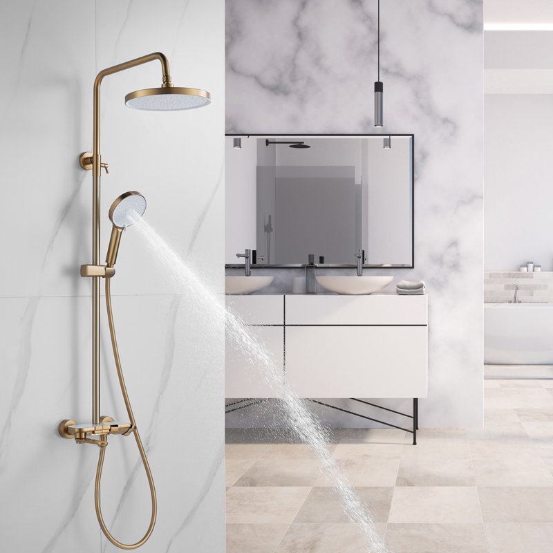 Душевая система Shevanik S9636, хром