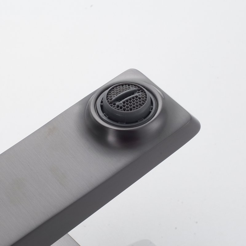 Смеситель для раковины Shevanik S4401T, оружейная сталь