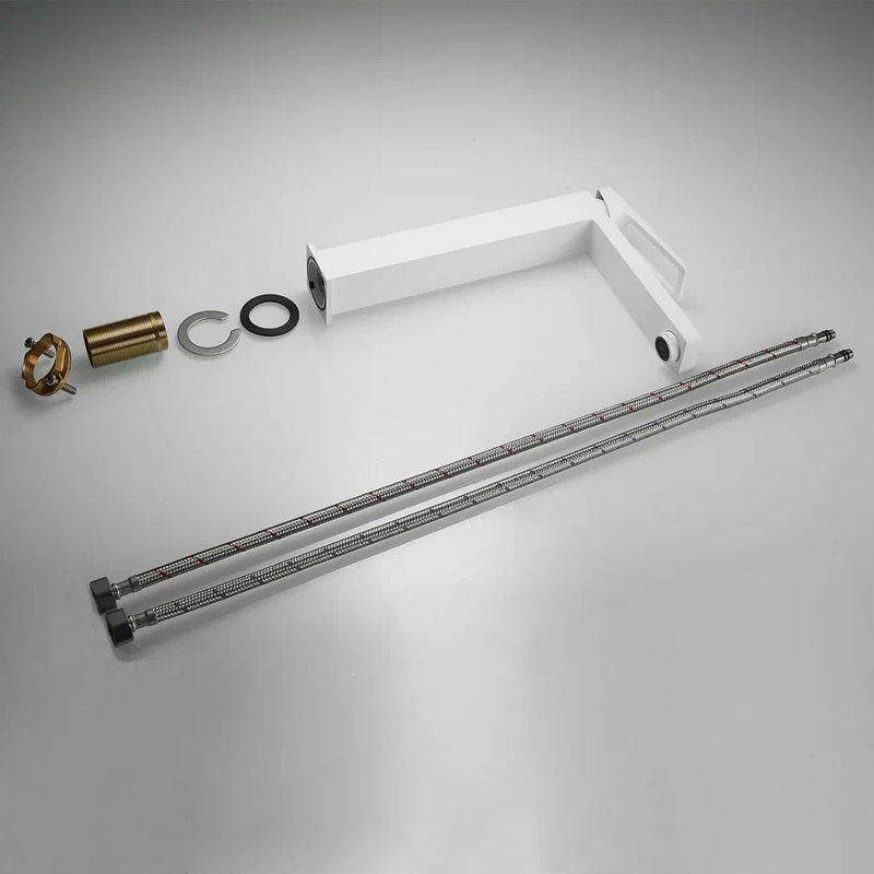 Смеситель для раковины Shevanik S6811С, белый