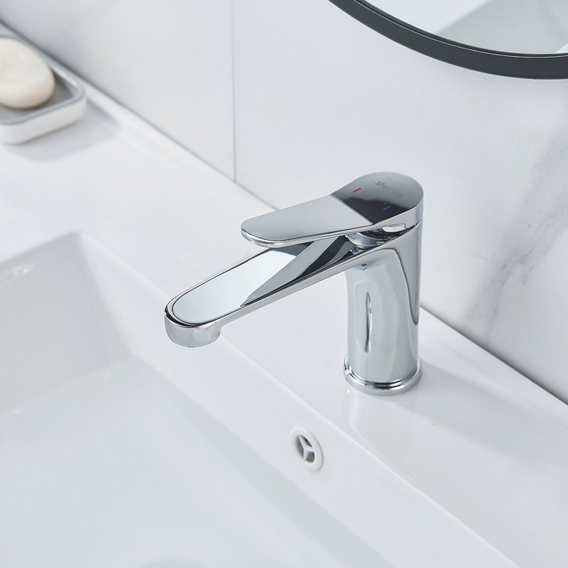 Смеситель для раковины Shevanik S6201, хром