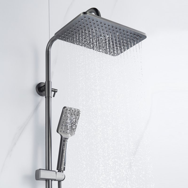 Душевая система Shevanik S8136H, черный