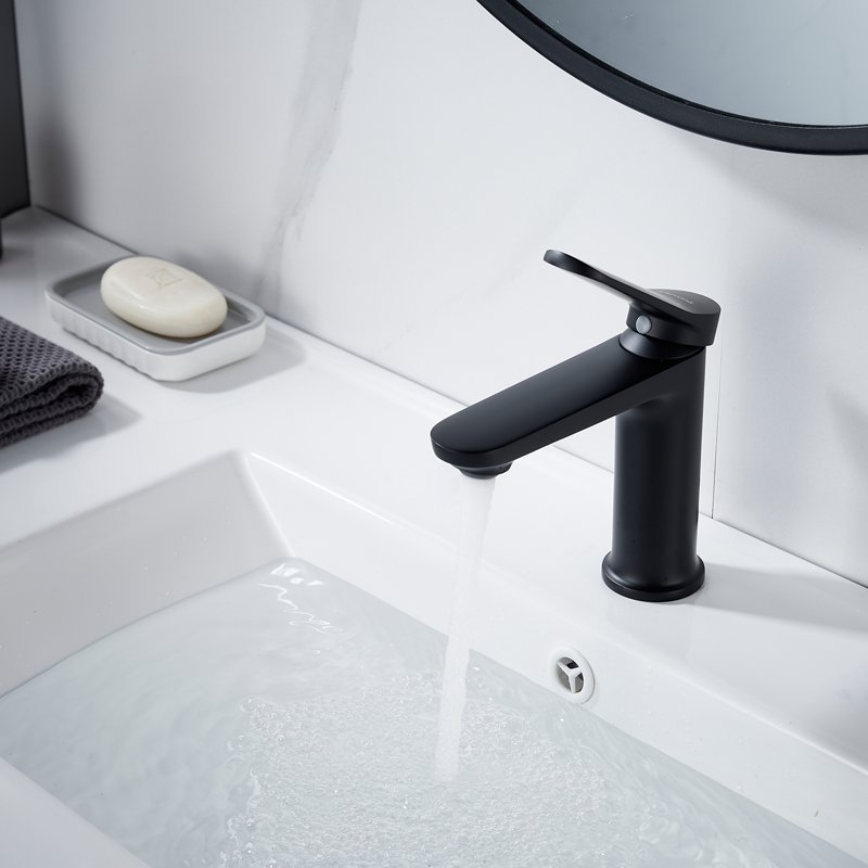 Смеситель для раковины Shevanik S4301H, черный