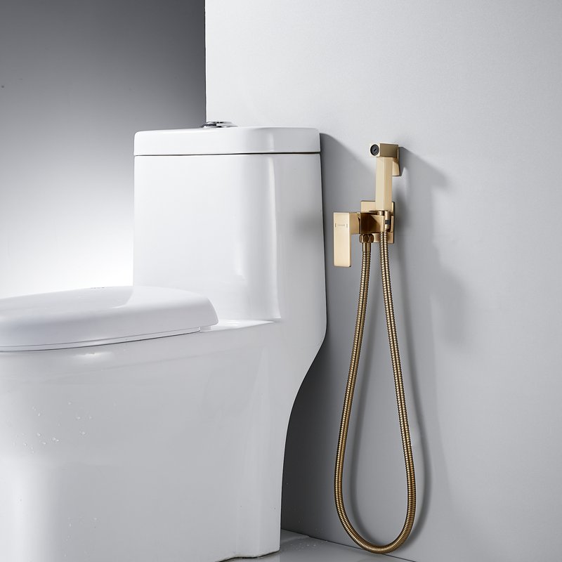 Гигиенический душ со смесителем Shevanik S147H, черный