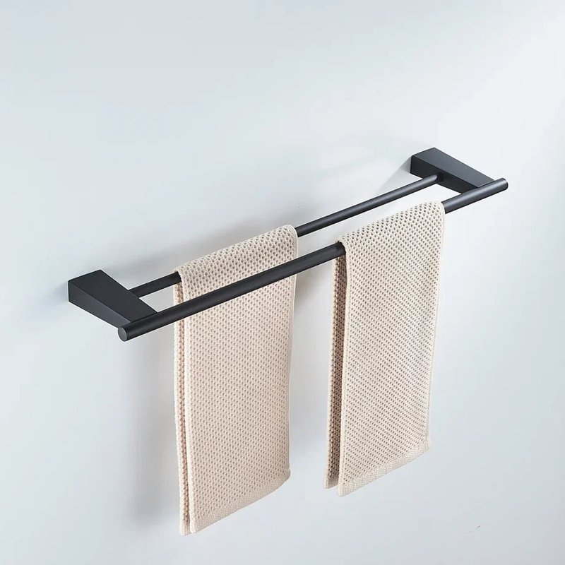 Полотенцедержатель двойной Shevanik SG5727H, черный