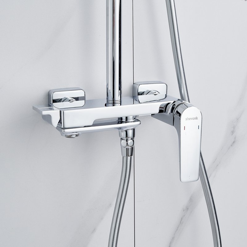 Душевая система Shevanik S8236, хром