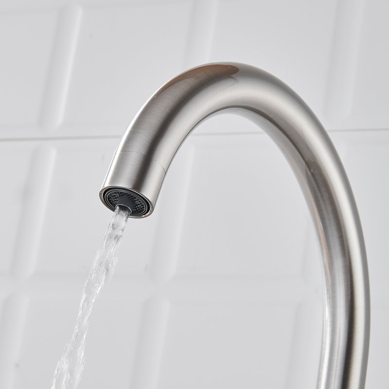 Смеситель для кухни с подключением фильтра Shevanik S428L, сатин