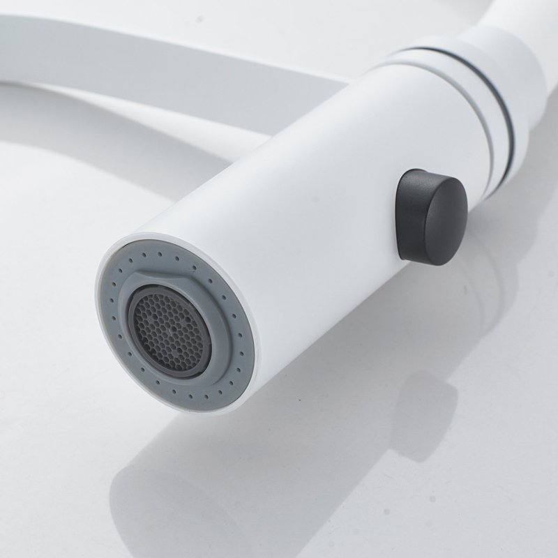 Смеситель для кухни с гибким изливом и режимом 