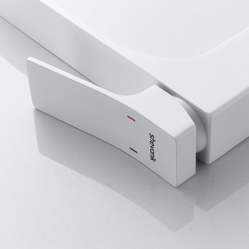 Смеситель для раковины высокий Shevanik S6111C, белый