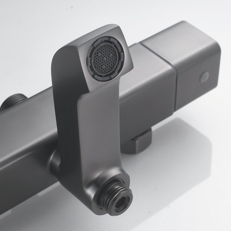 Душевая система Shevanik S8036H, черный