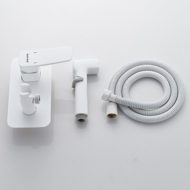 Гигиенический душ со смесителем Shevanik S8505-1, хром