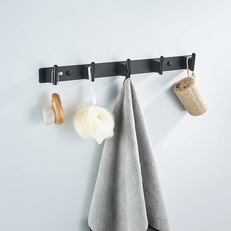 Планка с 5 крючками Shevanik SG5751H, черный