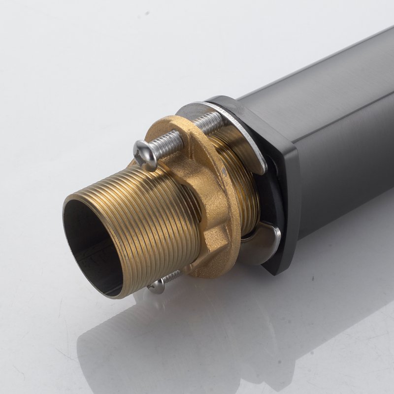 Смеситель для раковины высокий Shevanik S4211T, оружейная сталь