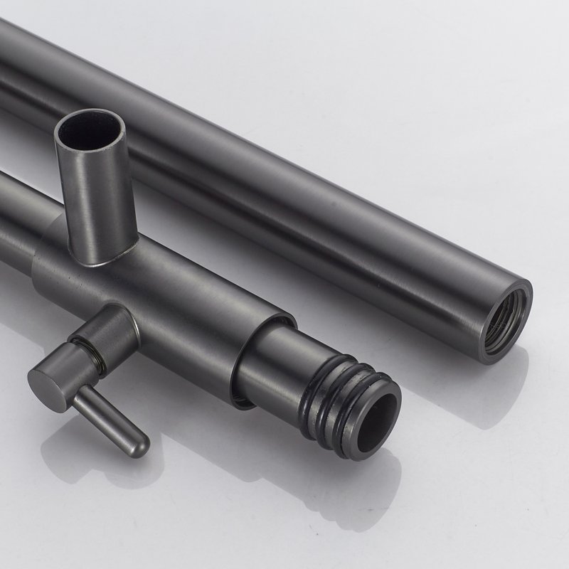 Душевая система Shevanik S8136H, черный