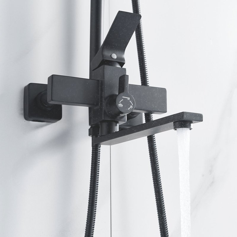 Душевая система Shevanik S6836, хром