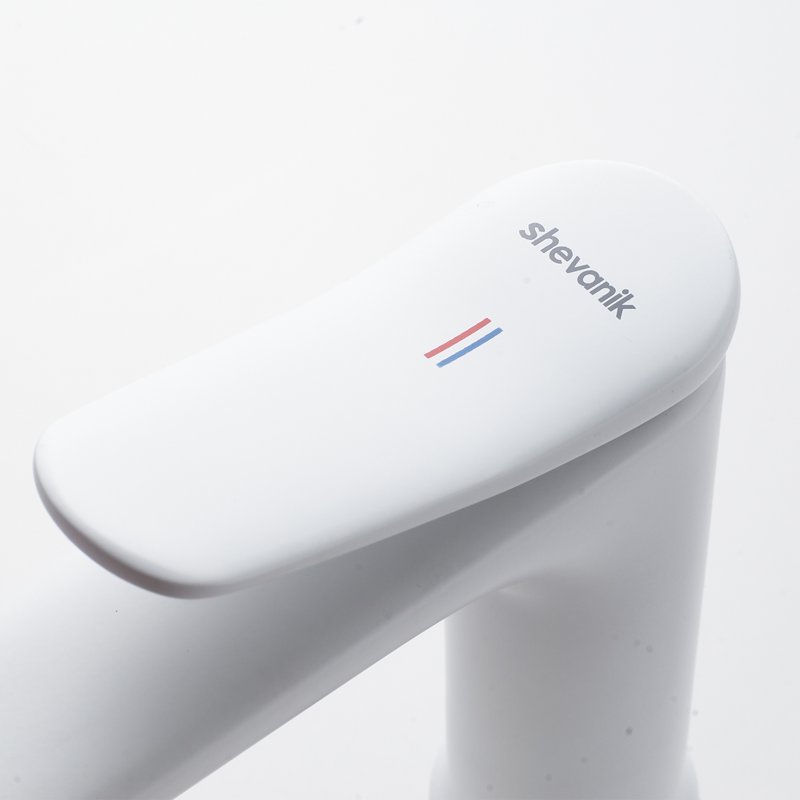 Смеситель для раковины Shevanik S4701C, белый