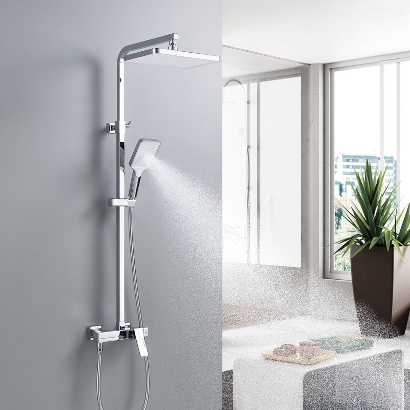 Душевая система Shevanik S8936H, черный