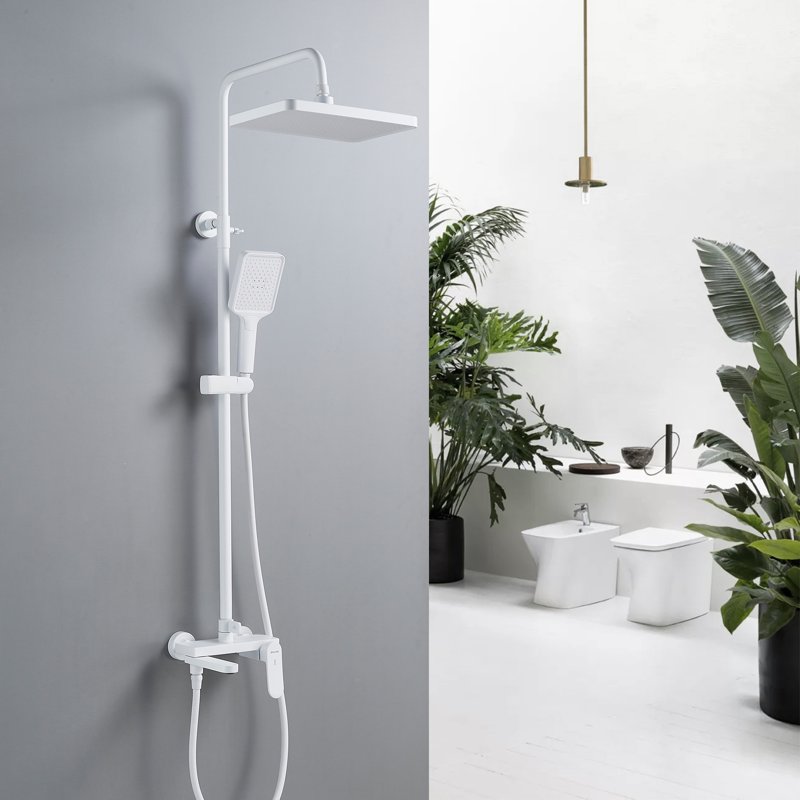 Душевая система Shevanik S8736H, черный