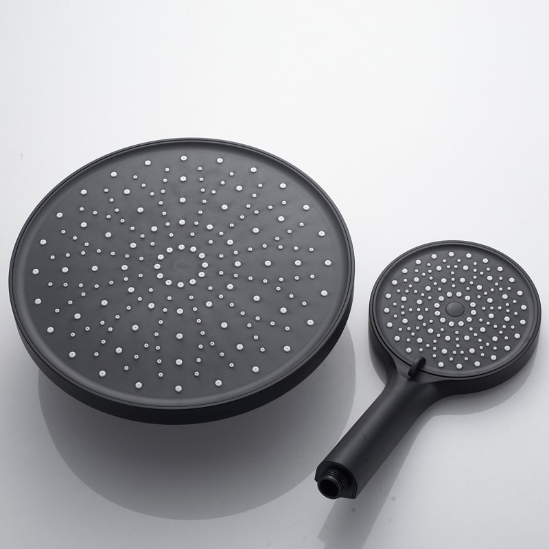 Душевая система Shevanik S9636H, черный