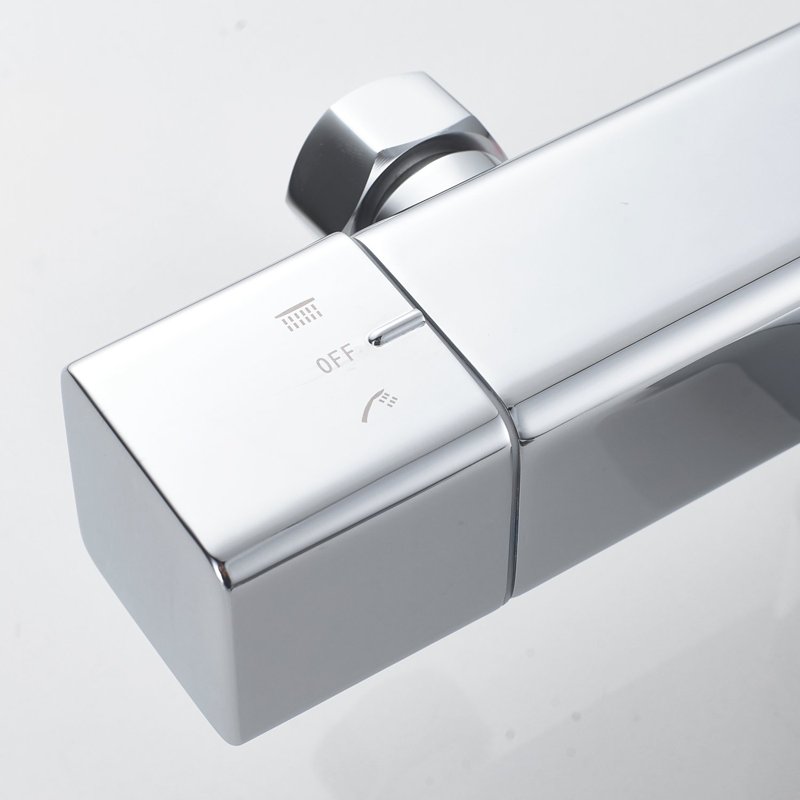 Душевая система Shevanik S7036T, оружейная сталь