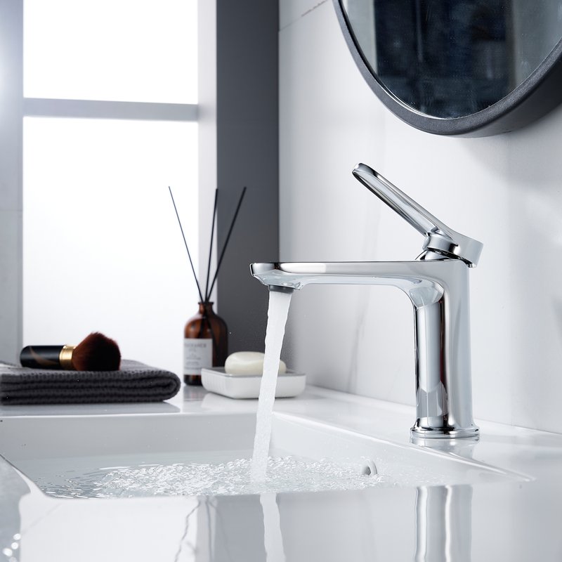 Смеситель для раковины Shevanik S4301, хром