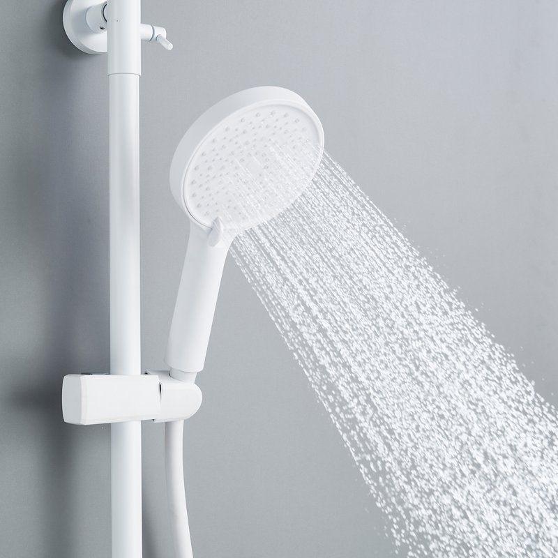 Душевая система Shevanik S8336T, оружейная сталь