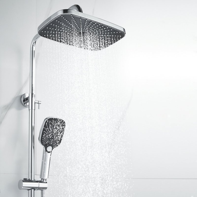 Душевая система Shevanik S6836H, черный