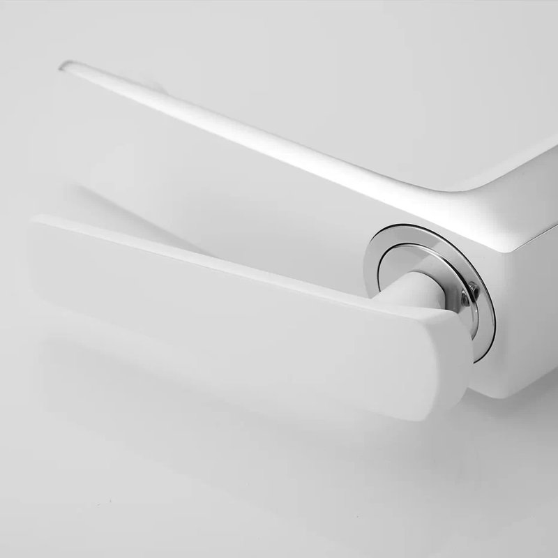 Смеситель для раковины Shevanik S8001F, белый/хром