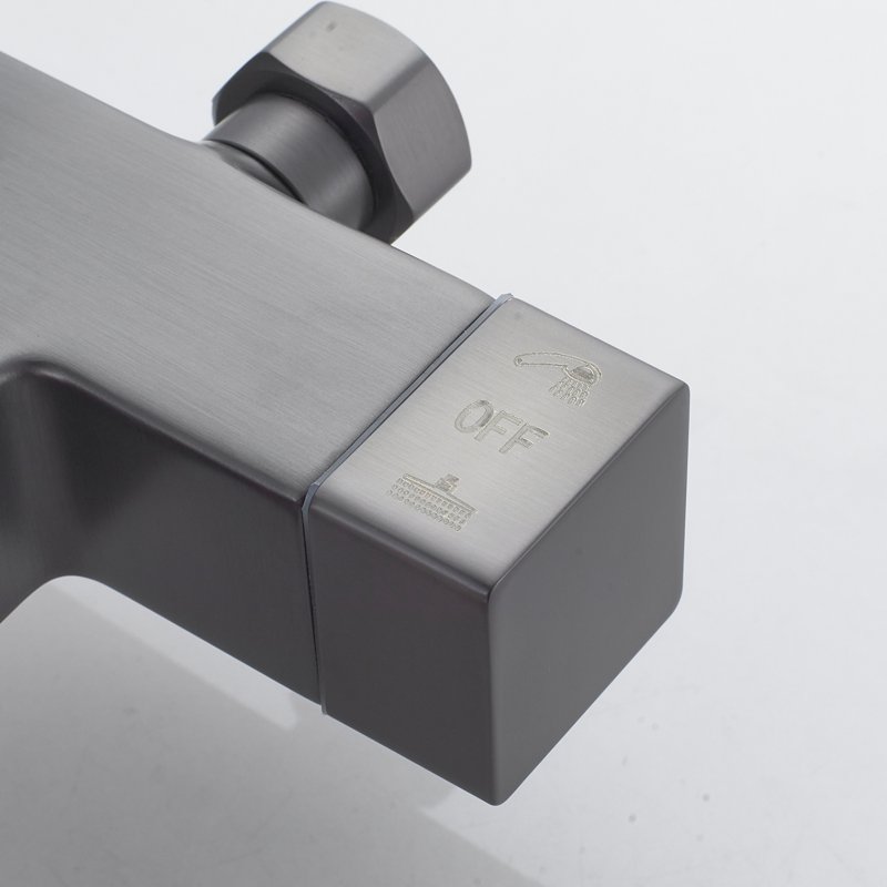 Душевая система Shevanik S9036F, белый/хром