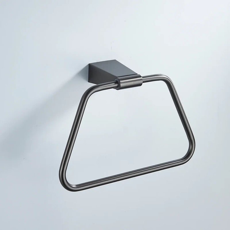 Кольцо для полотенец Shevanik SG5706T, оружейная сталь