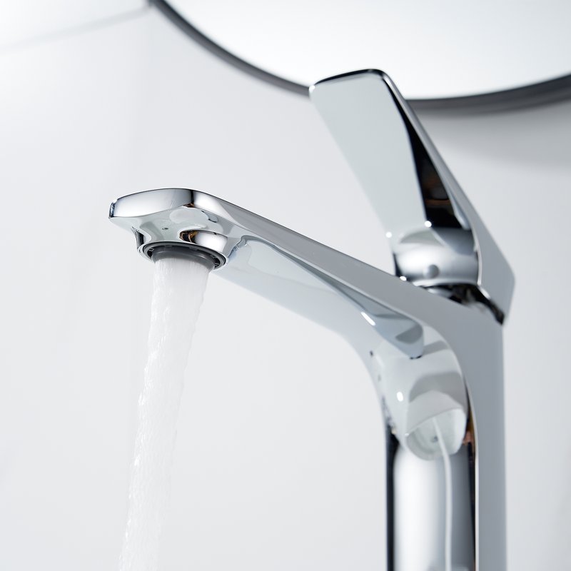 Смеситель для раковины высокий Shevanik S4211, хром