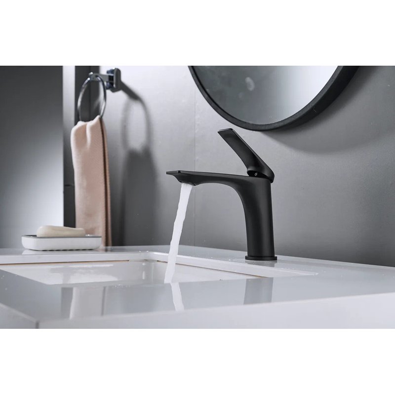 Смеситель для раковины Shevanik S9101H, черный