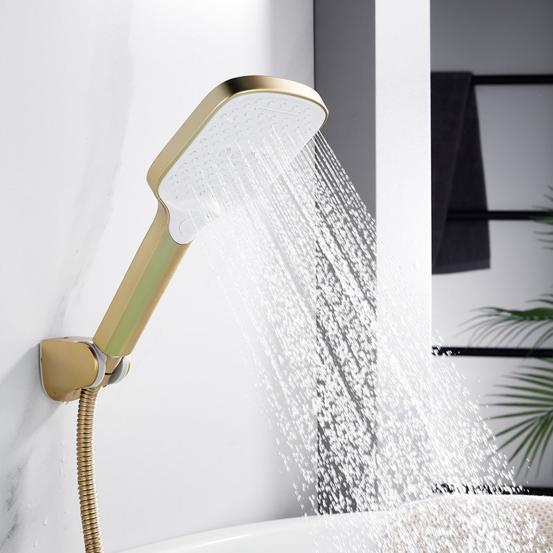 Смеситель для ванны Shevanik S4002G, золотой сатин