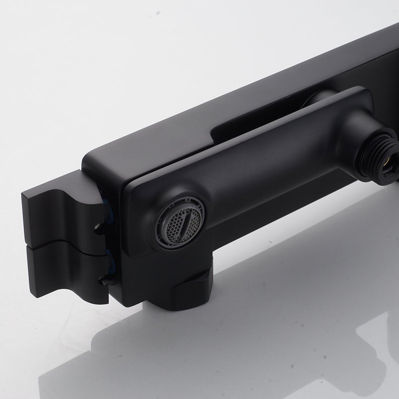 Душевая система Shevanik S8236H, черный