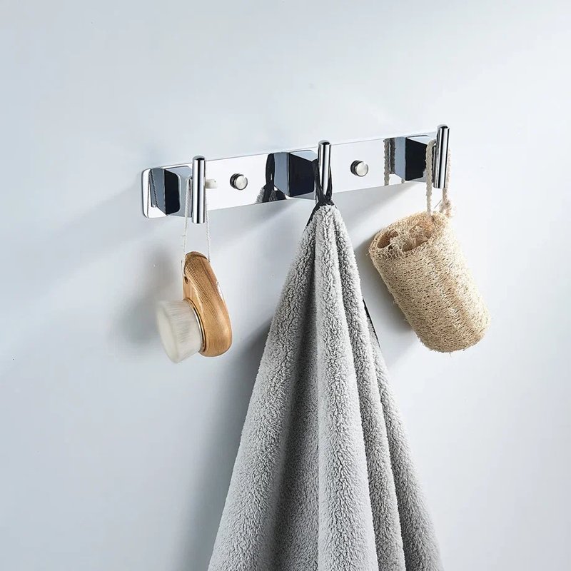 Планка с 3 крючками Shevanik SG5731, хром