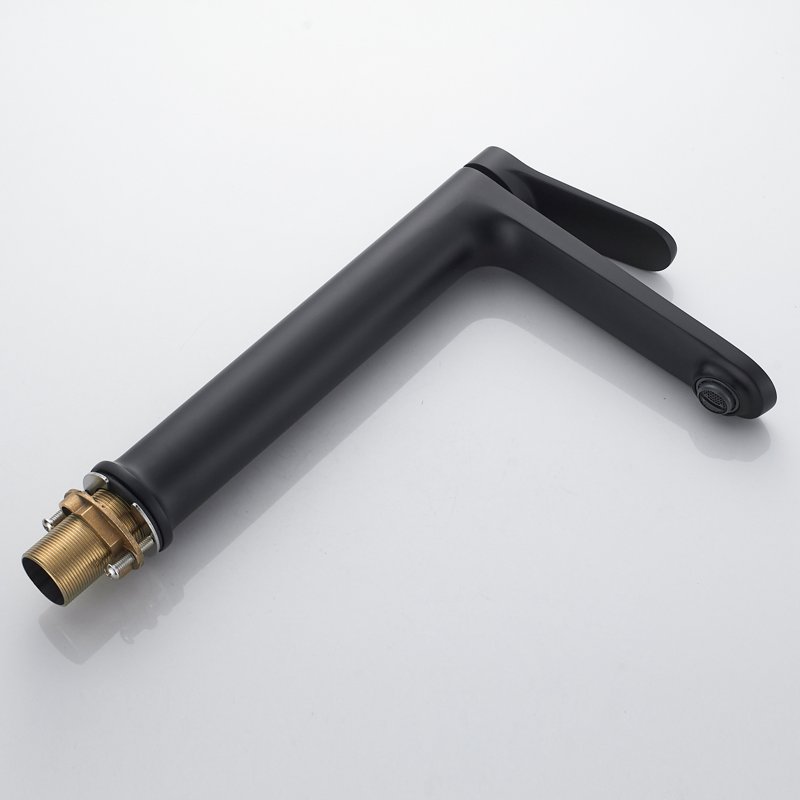 Смеситель для раковины высокий Shevanik S4311H, черный