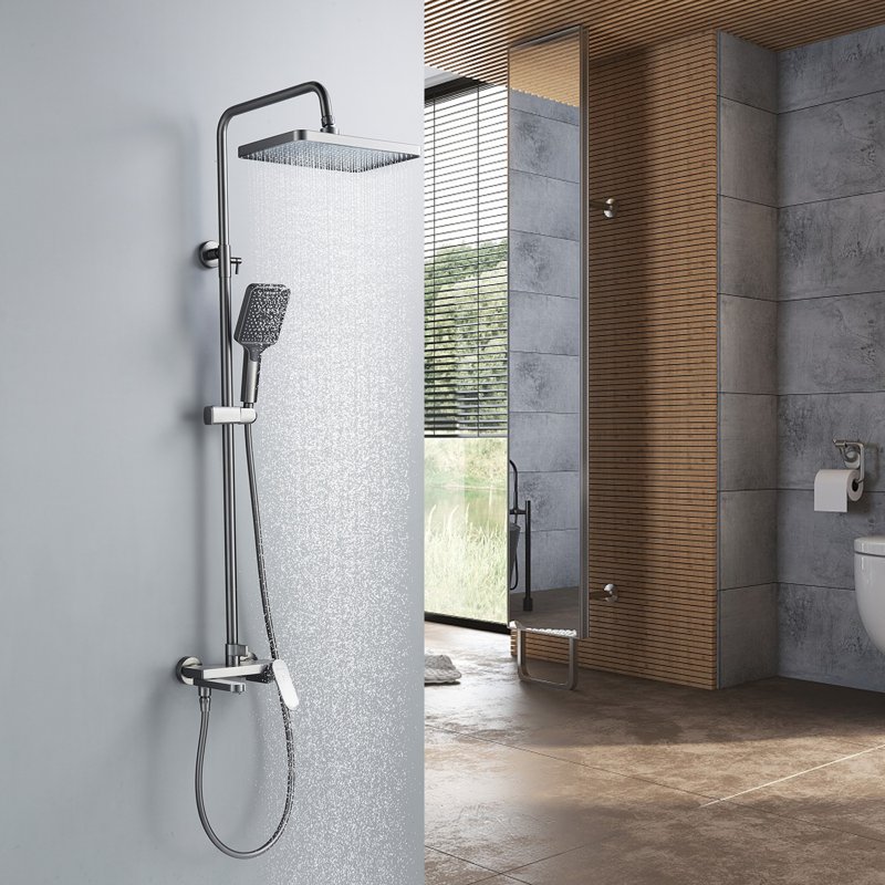 Душевая система Shevanik S8936, хром