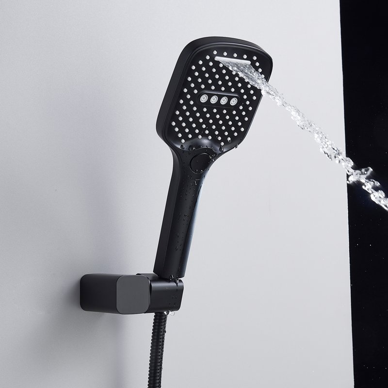 Душевая система встраиваемая Shevanik S4035H, черный