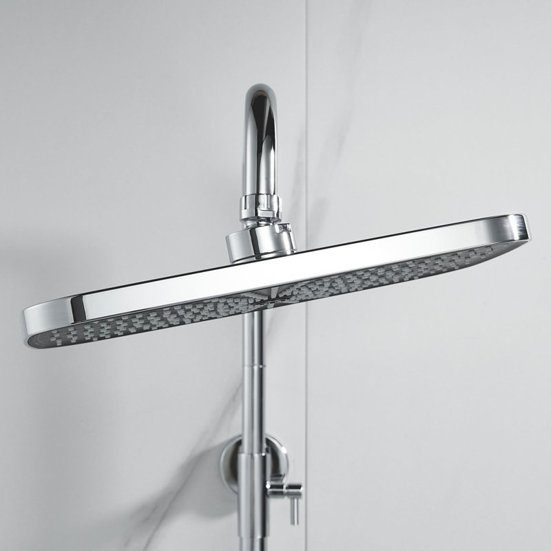 Душевая система Shevanik S6836H, черный