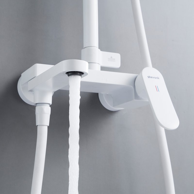 Душевая система Shevanik S8736H, черный